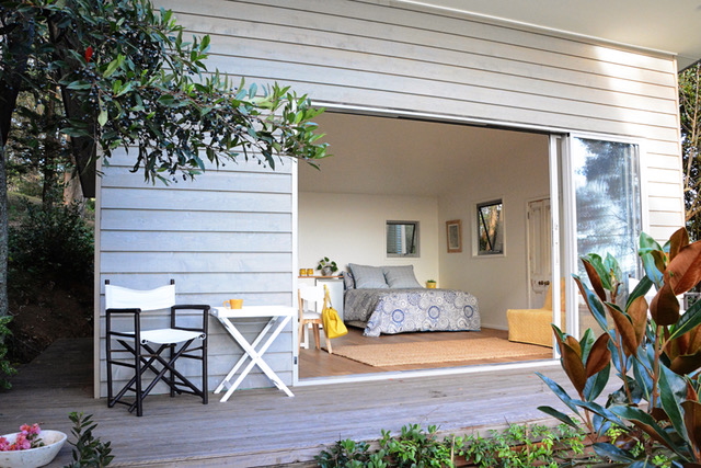 Private cabin exterior