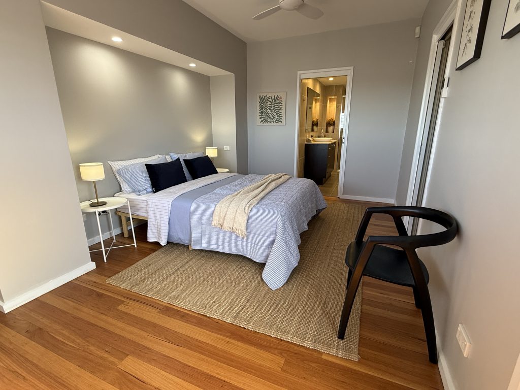 Master bedroom, Love Street, Kiama
